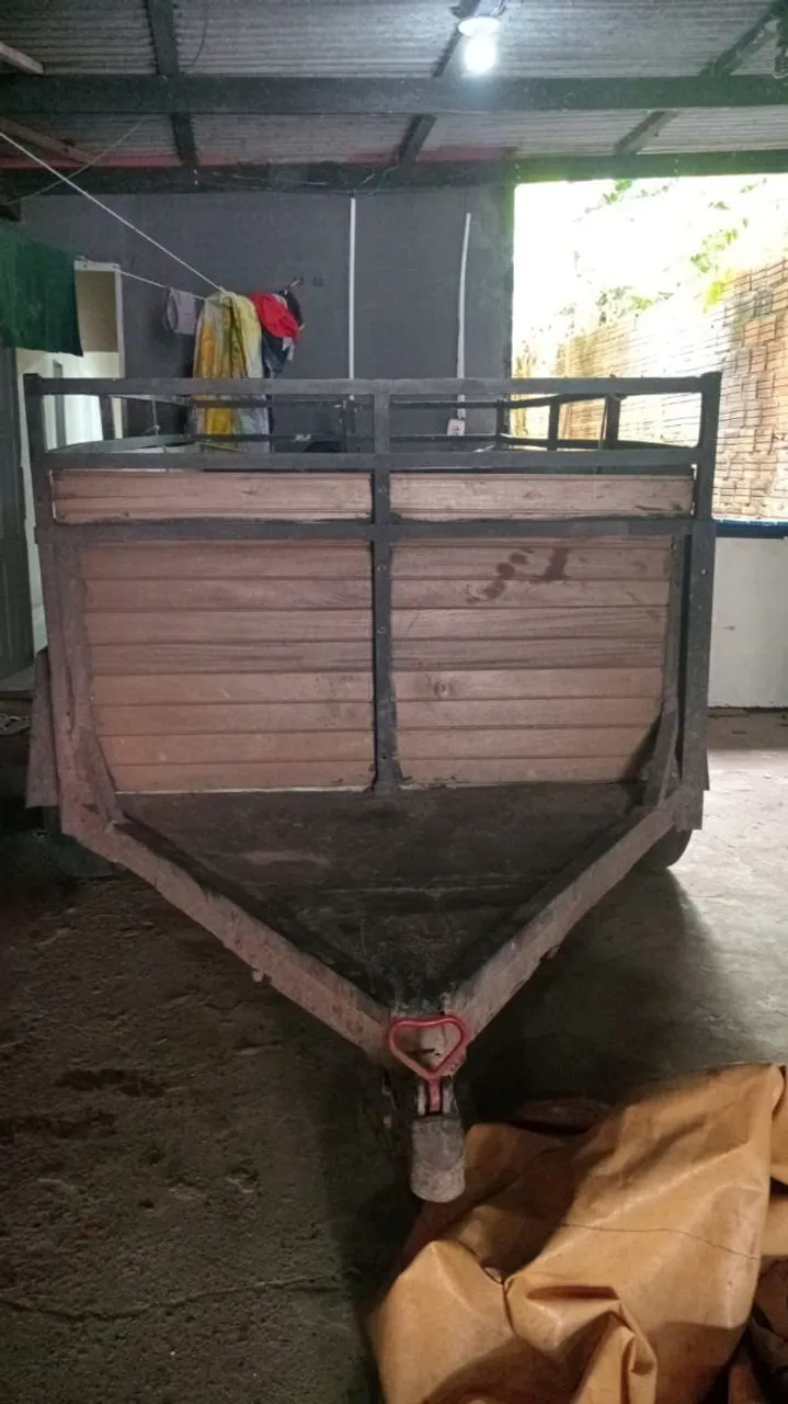 Carreta de Madeira para Transporte