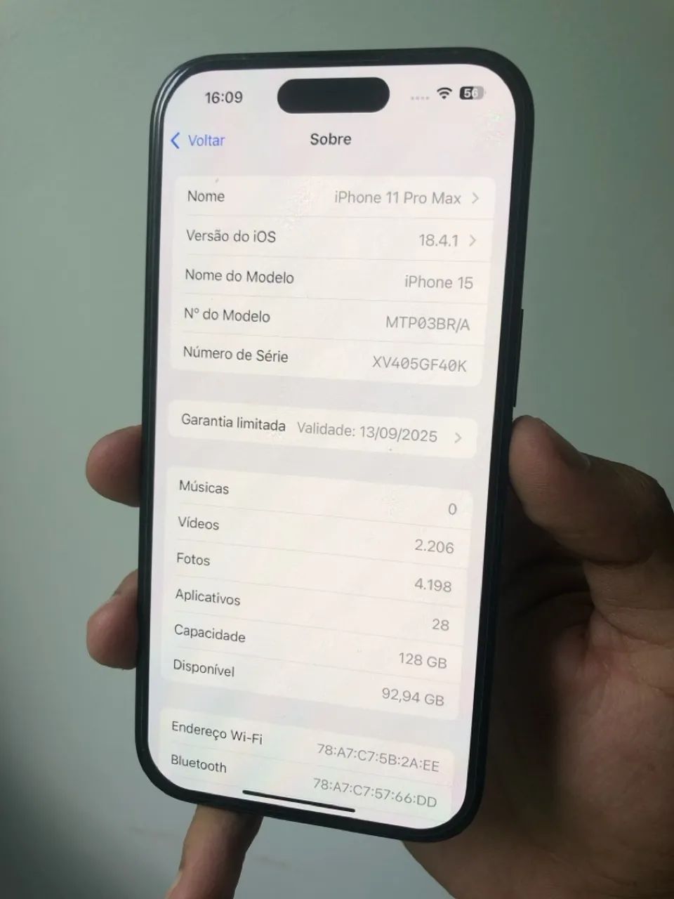 iPhone 15 128GB na garantia Apple até Setembro  - Foto 5