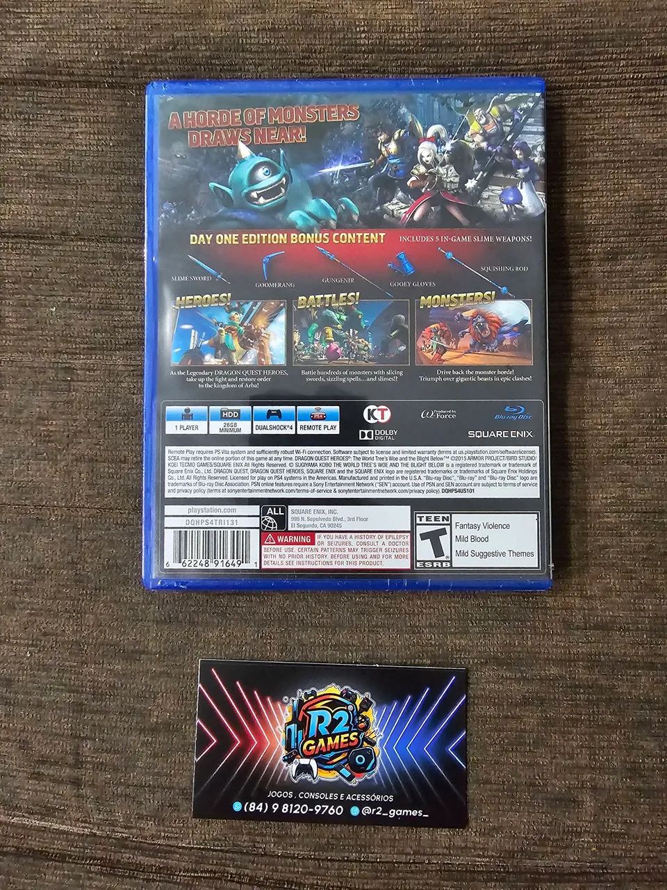 DRAGON QUEST HEROES (PS4) JOGO - Foto 2