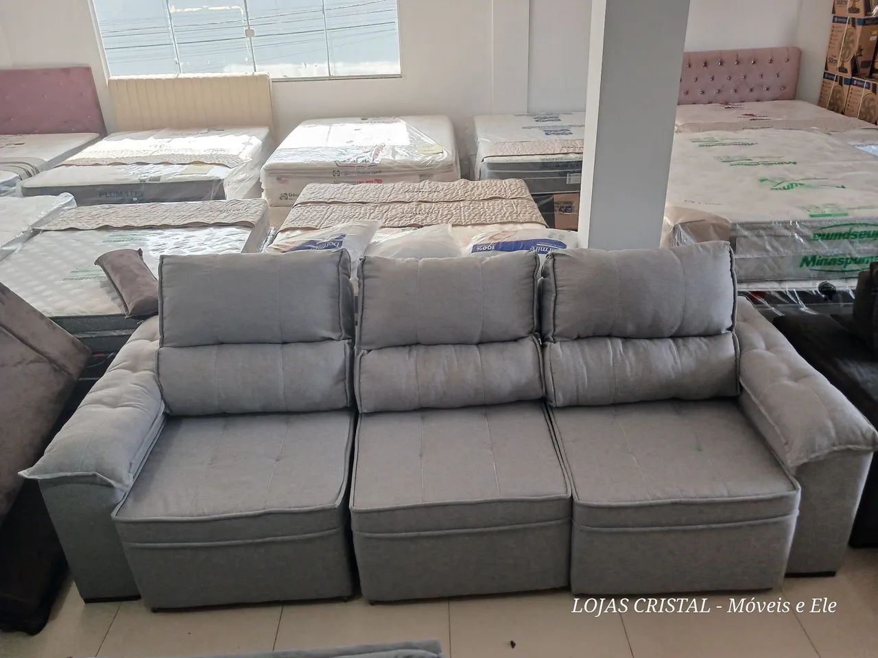 Sofá de Canto 3 Lugares - Novo - Foto 2