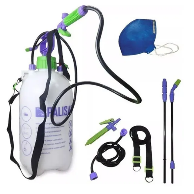 PULVERIZADOR MANUAL, 7L, COM BOMBA, MANGUEIRA E ASPERSOR, 1 PC//PALISAD
