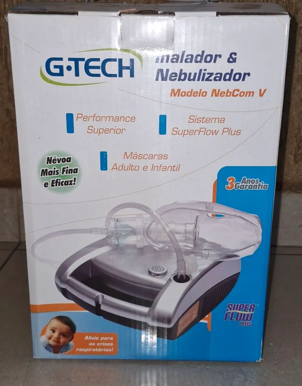 Inalador e Nebulizador G-Tech NebCom V - Foto 2