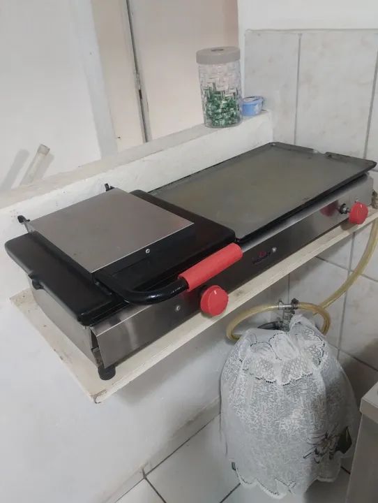 Chapa para Lanches - 2 Bocas - Semi-Nova - Foto 2