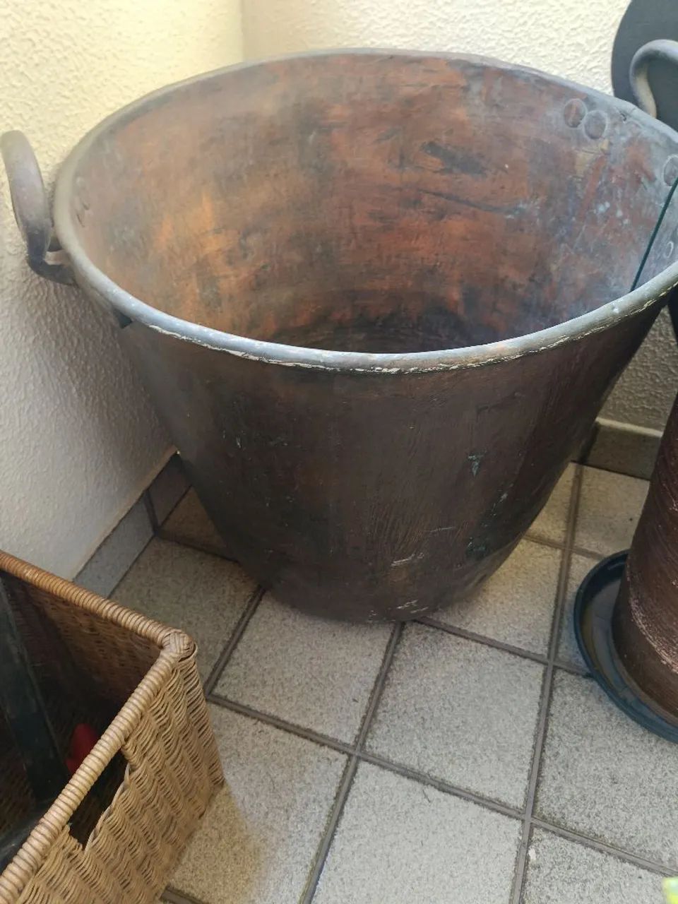 Peças de decoração antigas em cobre  - Foto 4