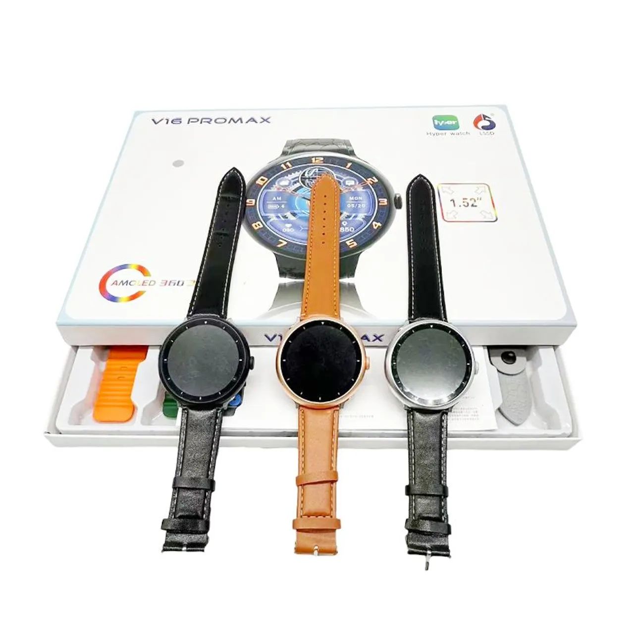 Relógio 7 pulseira Smartwatch V16 PROMAX inteligente digital - Foto 2