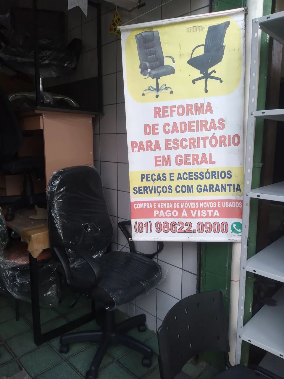 Reforma de cadeiras para escritórios 
