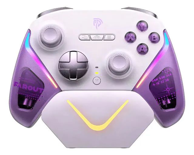 Controle Sem Fio EasySMX D10 com Dock Carregamento Hall Effect -  PC, Switch e Celular - Foto 4