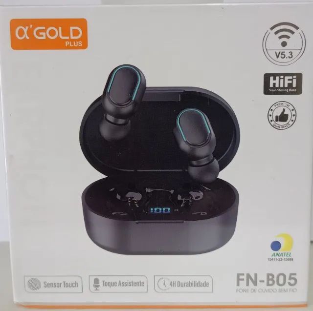 Fone Bluetooth  HD - V 5.3  Agold Plus !! Original.. Excelente 