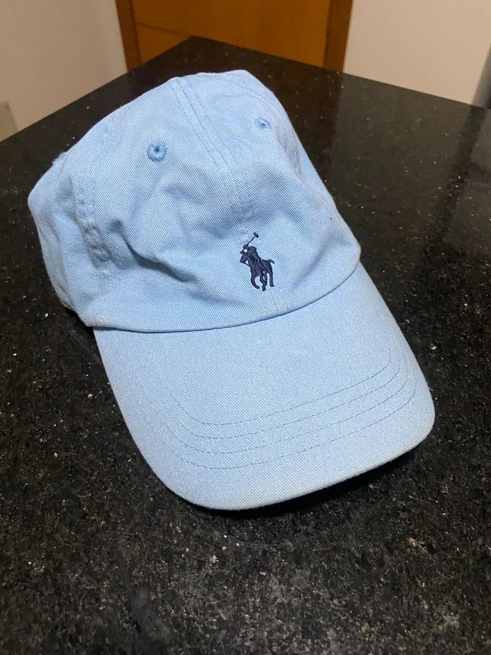 Boné Ralph Lauren Original - Azul Aço 