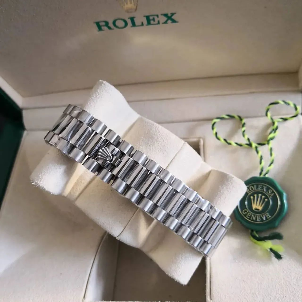 Relógio ROLEX AUTOMÁTICO  - MODELO DAY DATE AZUL BEBÊ - Foto 3