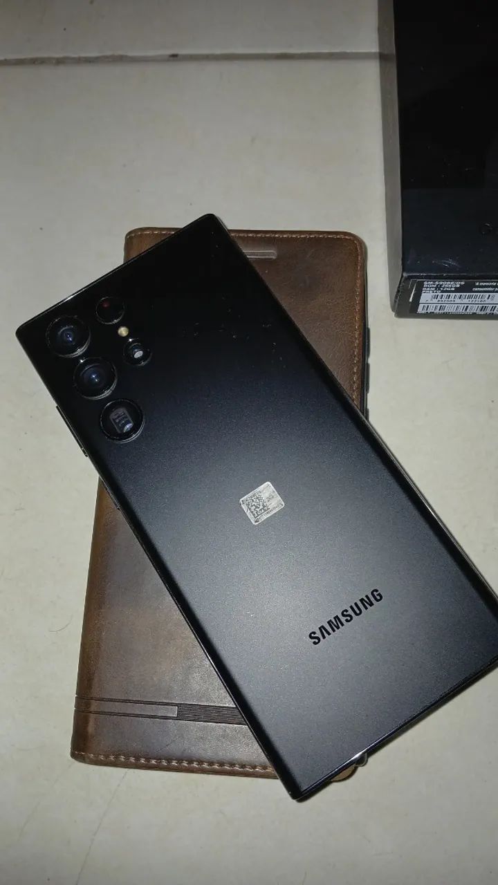 Smartphone Samsung Galaxy S22 Ultra 5G (Snapdragon) 256 GB novíssimo com nota fiscal - Foto 3