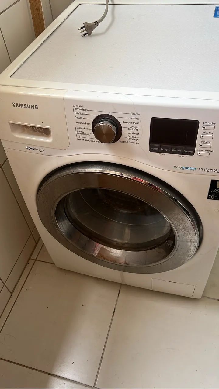 Máquina Samsung eco bubble 10 kg digital inverter - Foto 2