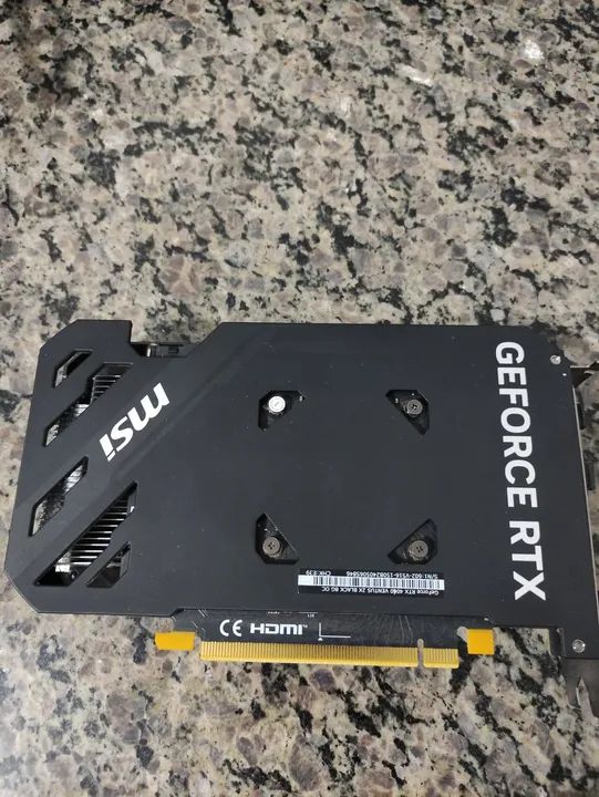 Placa de Vídeo MSI GeForce RTX 4060 Ventus 2X Black - Foto 2
