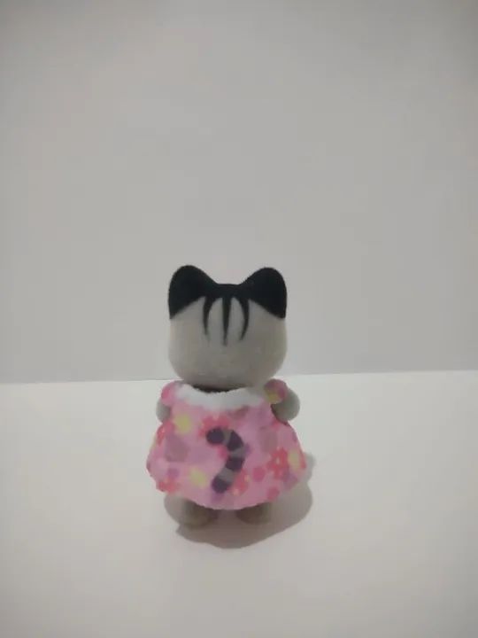 Gata Cinza do set Kitten Cuties - Sylvanian Families - Foto 2