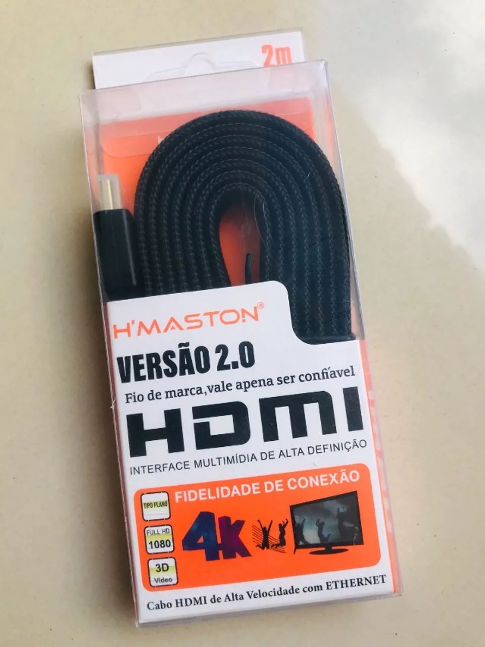 Shielded HDMI Cable 2m High Definition, New – Warranty64717212237954121