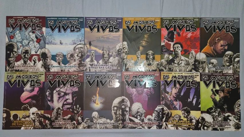 Coleção HQ - Os Mortos Vivos - Vol 1 ao 12 - Foto 2