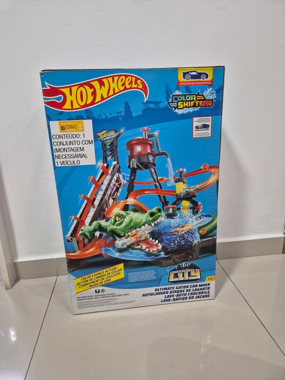 Autolavado Cocodrilo Destructor Hot Wheels Precio Wheels City Hot