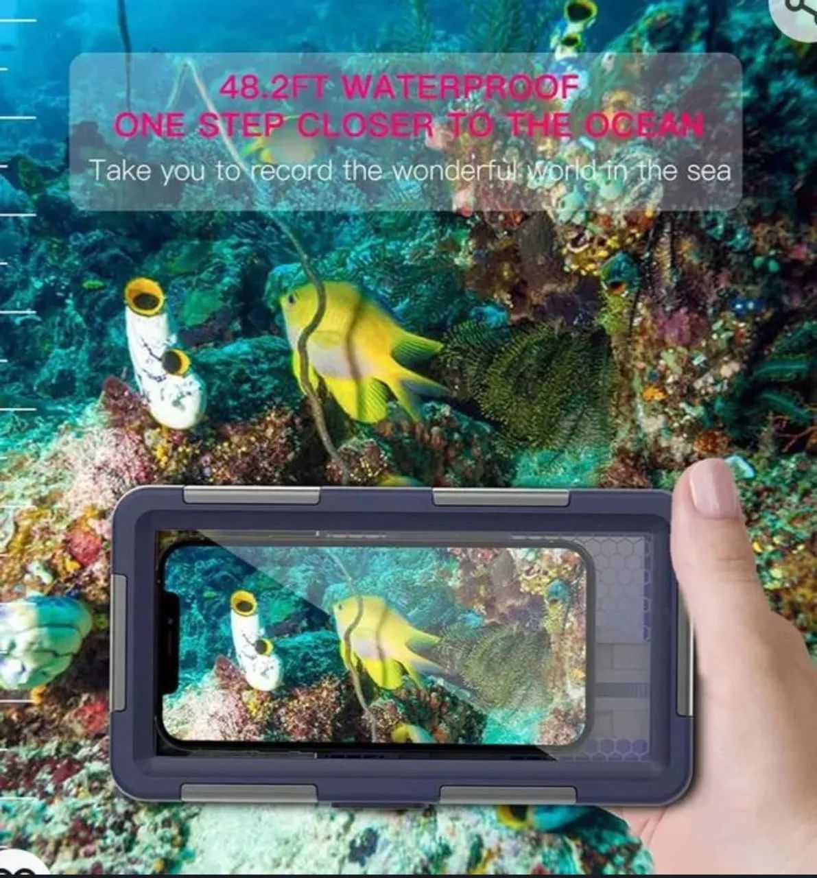 Capa de telefone para mergulho - Foto 5