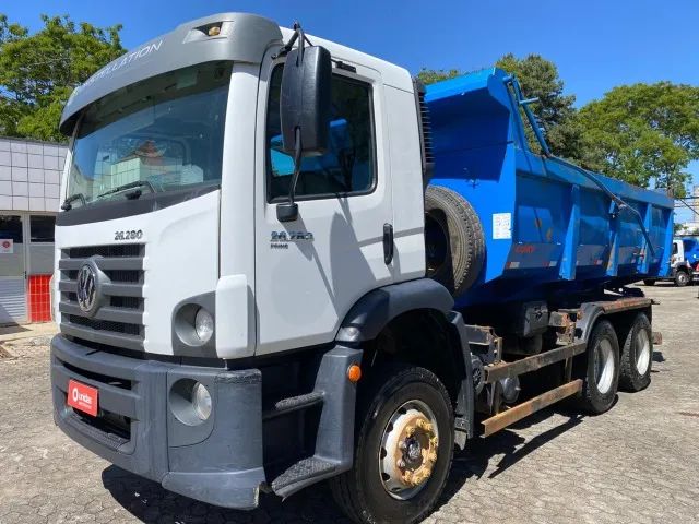 VW 26.280 6X4 ANO 2022 CAÇAMBA 12M3 159.091KM - Foto 4