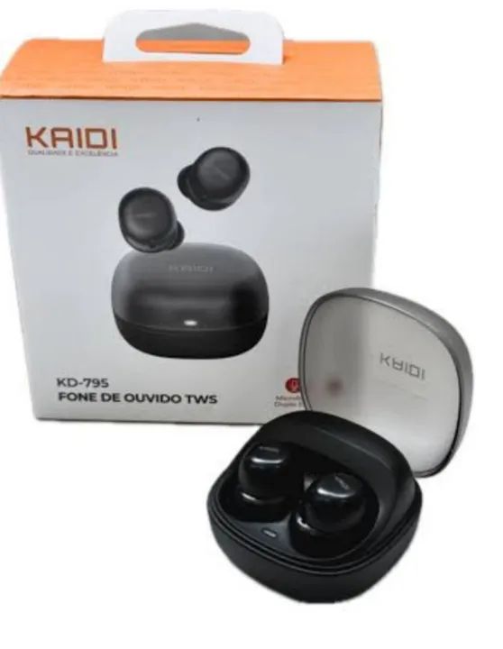 Fone de Ouvido Bluetooth TWS Kaidi KD-795