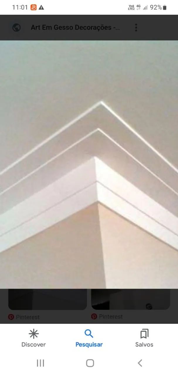 Forro de gesso para sua casa r$ 65 ou metro - Foto 4