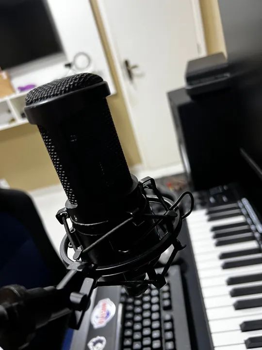 AT2020 Microfone Condensador para Gravação de Áudio - Foto 6
