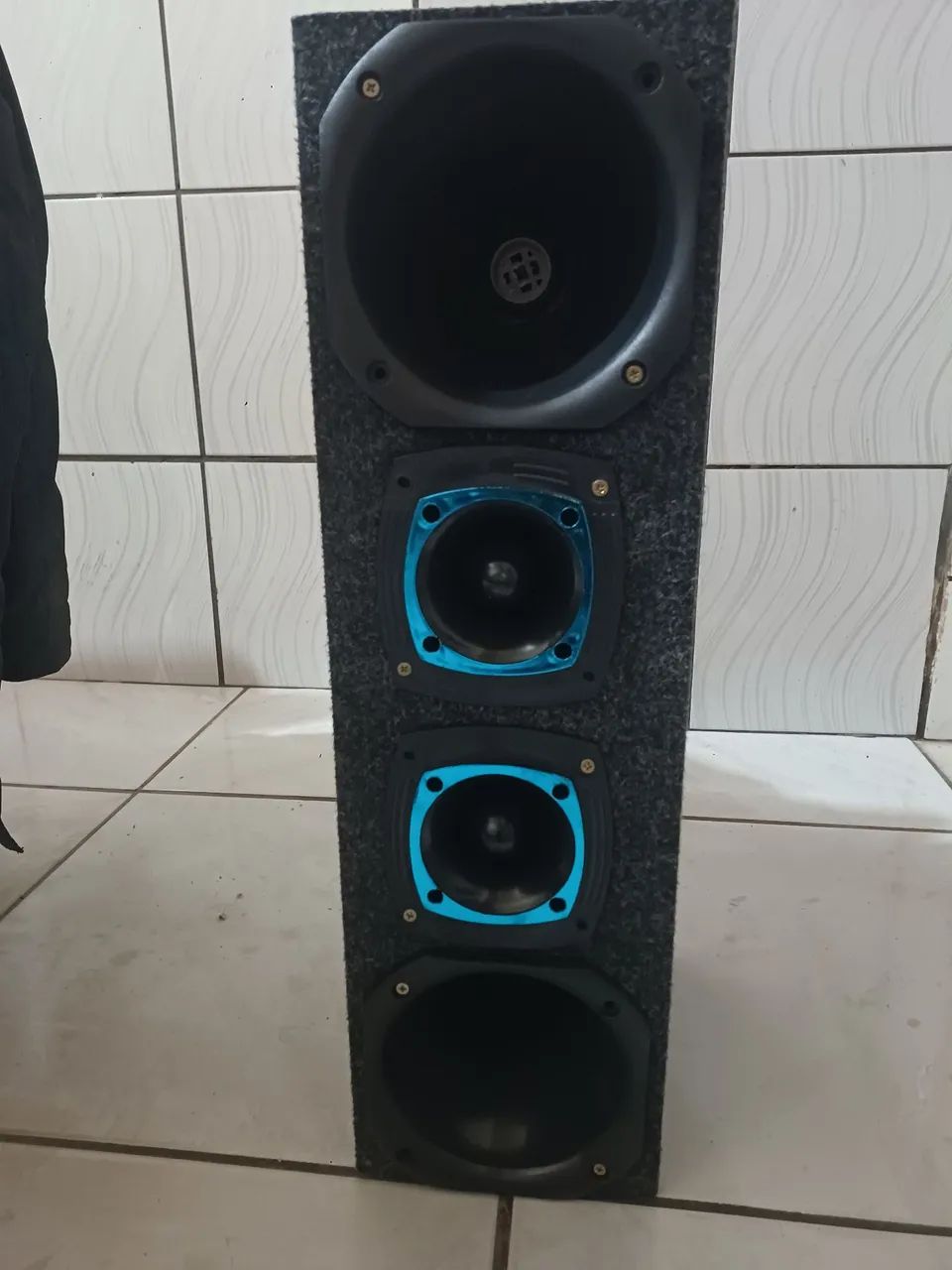 Caixa de som cornetas e tuíter  - Foto 2