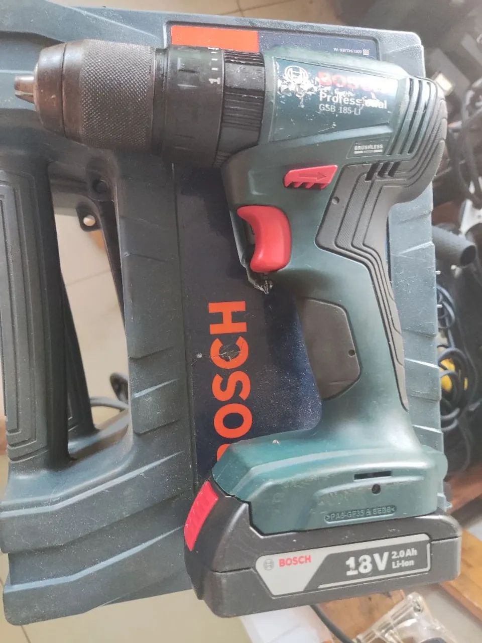 Parafusadeira Bosch GSB 185-LI 18V 2.0Ah