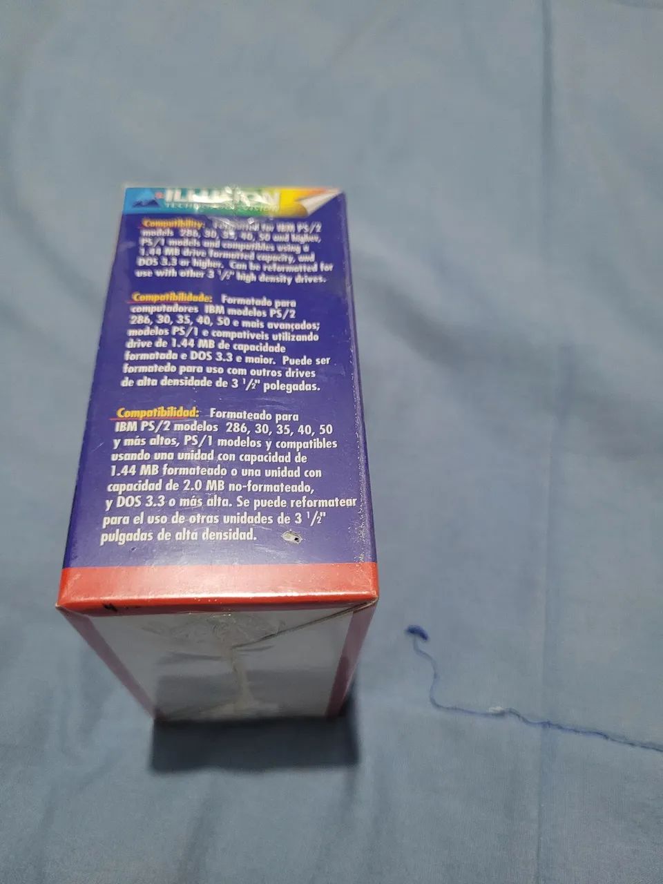 Caixa de disquetes 2 HD marca Illusion Lacrado - Foto 2