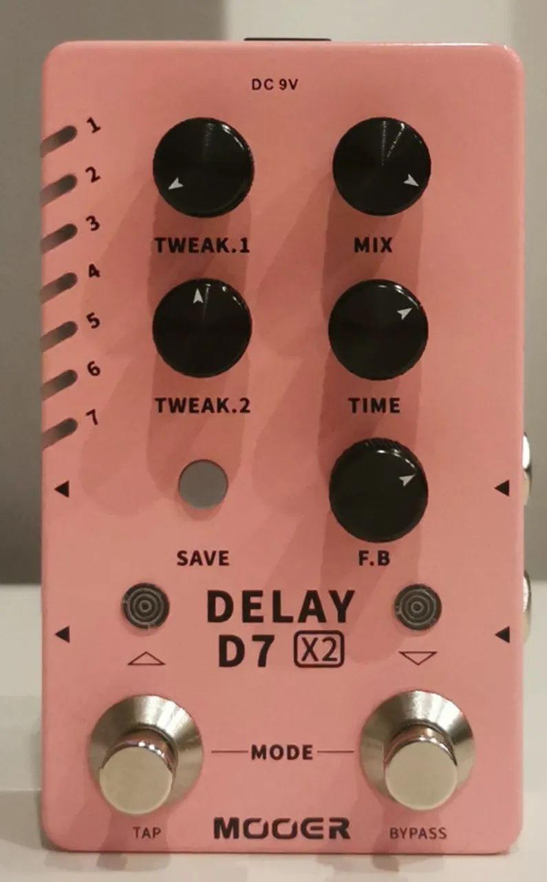 ギター Mooer D7 X2 DELAY Pedal para guitarra efeito Delay D7 X2 - M722 Mooer
