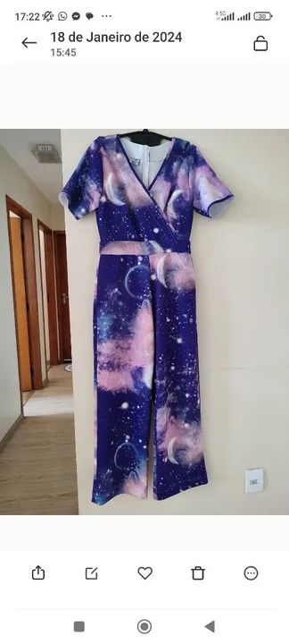 Vestido Rosa - Tamanho M - Novo - Foto 5
