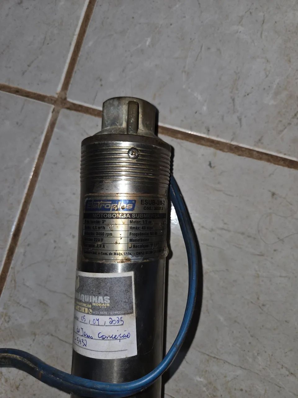 Motobomba Submersa Transa ESUB092 - Foto 2