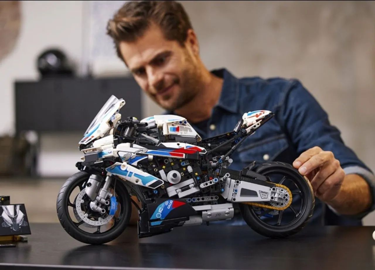 Moto BMW - Estilo lego + de 1900 peças  - Foto 2