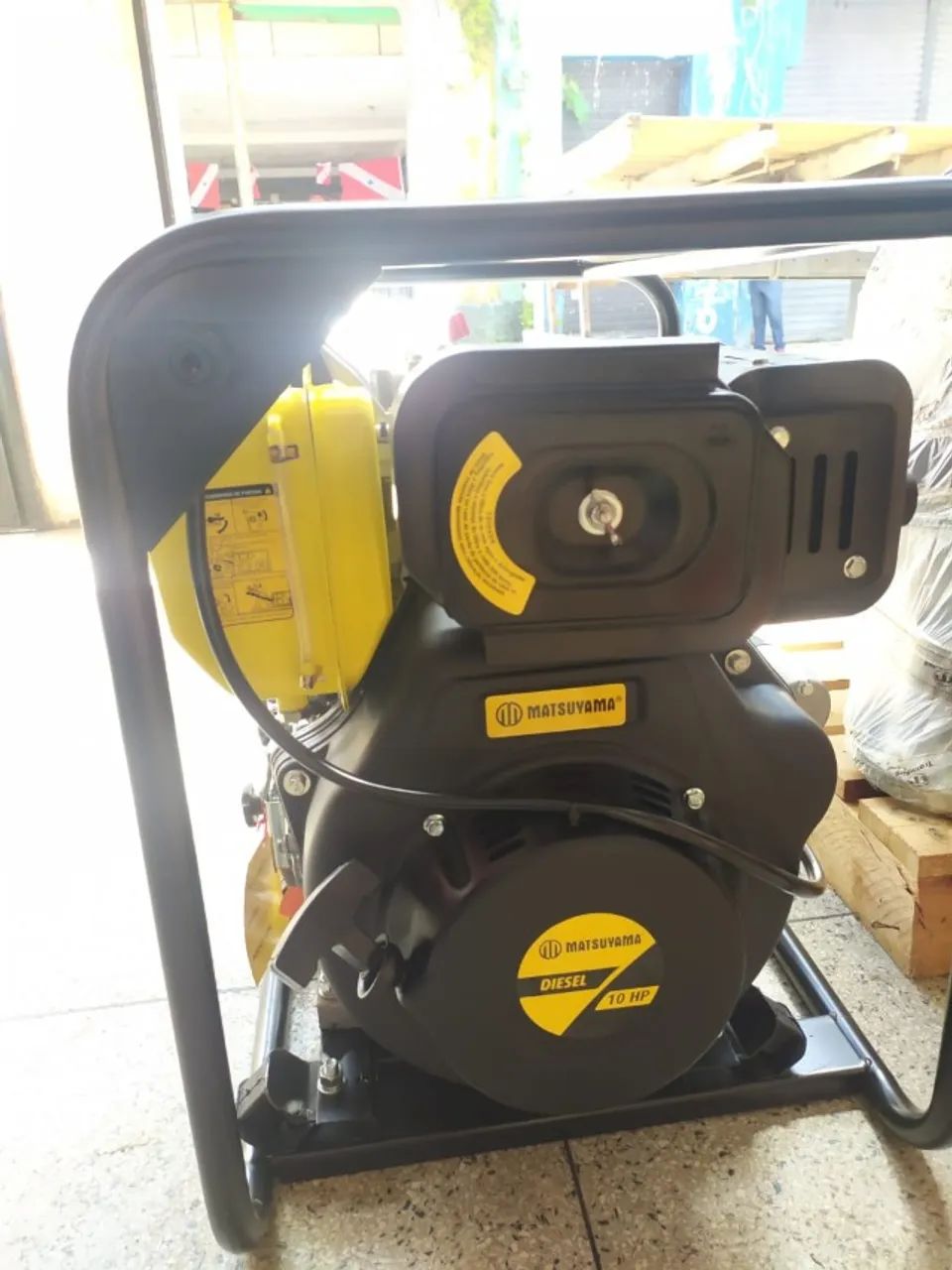Motobomba Matsuyama Diesel 10cv 4'' Partida elétrica