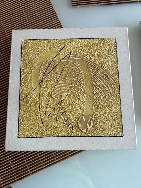 Quadros abstratos em textura para decoração - Foto 2