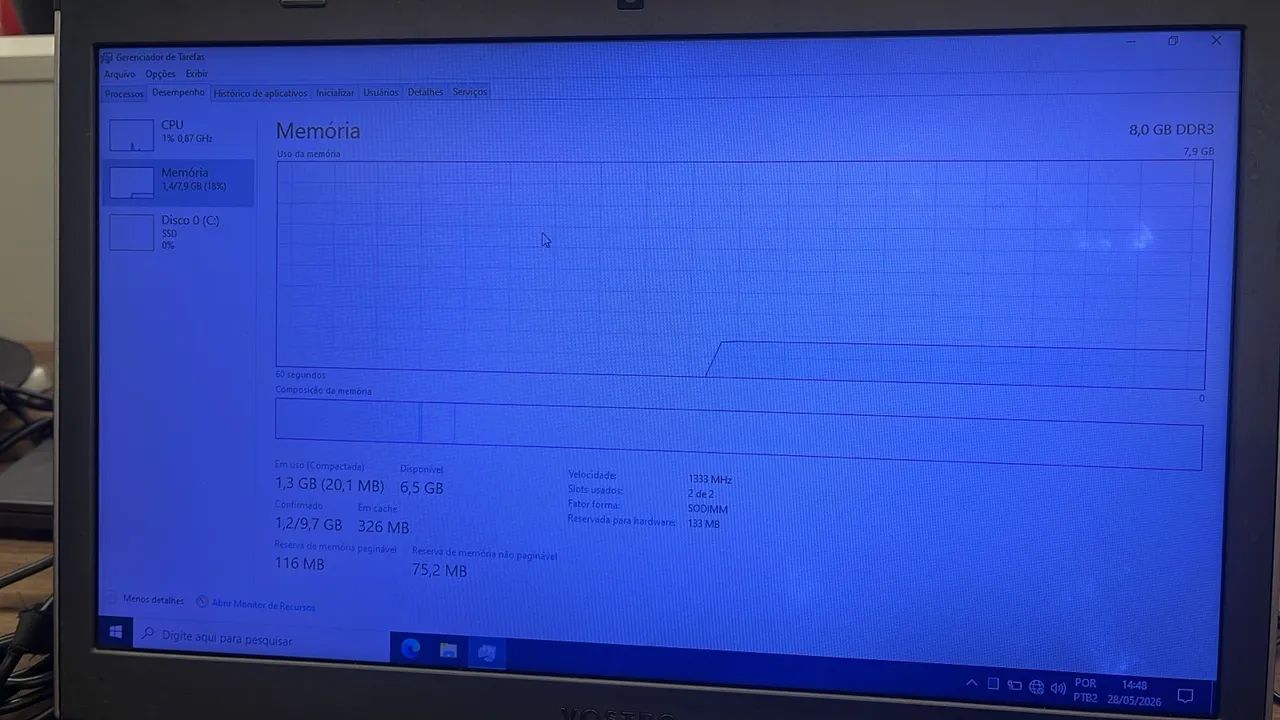Notebook 8 gb RAM 256 SSD I3 - Foto 3