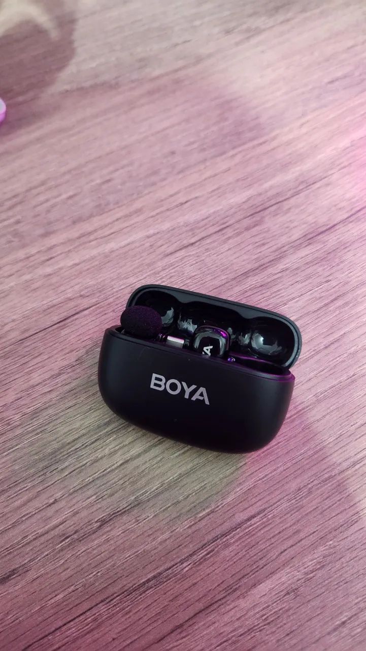 Microfone de Lapela Boya Mini Sem Fio - Foto 3