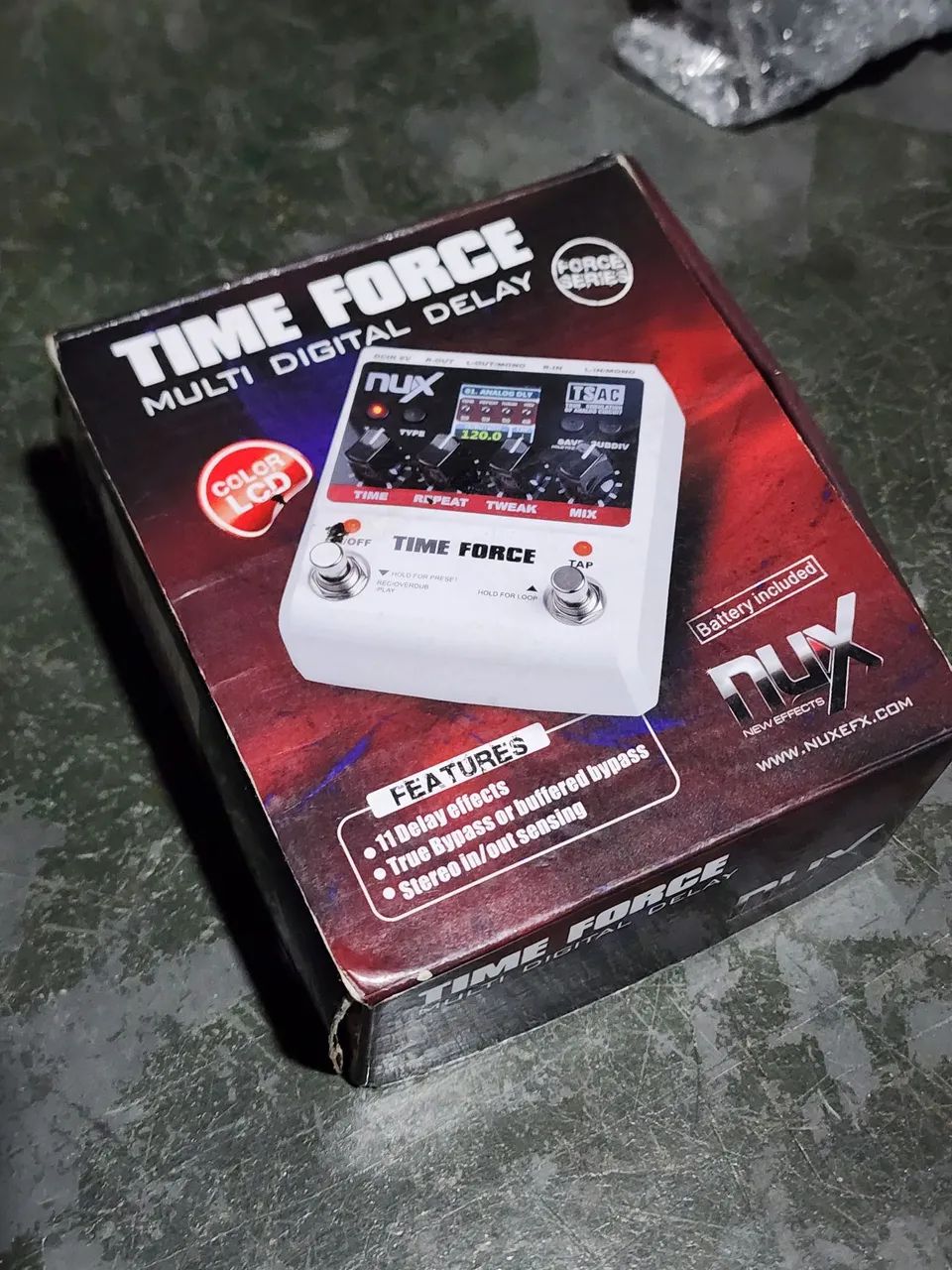 Pedal Nux Time Force Multi Digital Delay - Avariado - Instrumentos