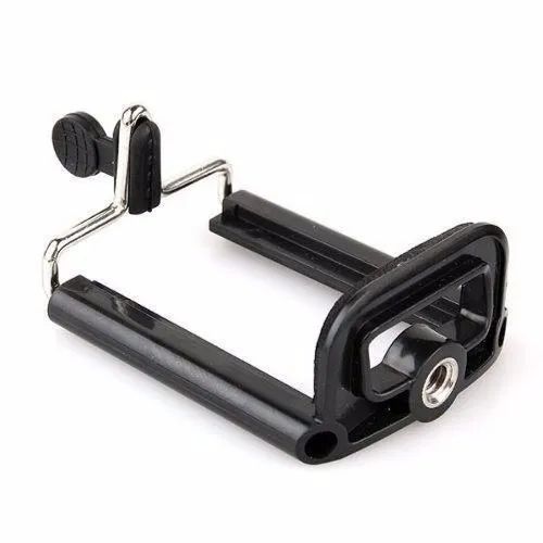 Suporte Celular Smartphone com Rosca para Tripé, Pau de Selfie e Monopod