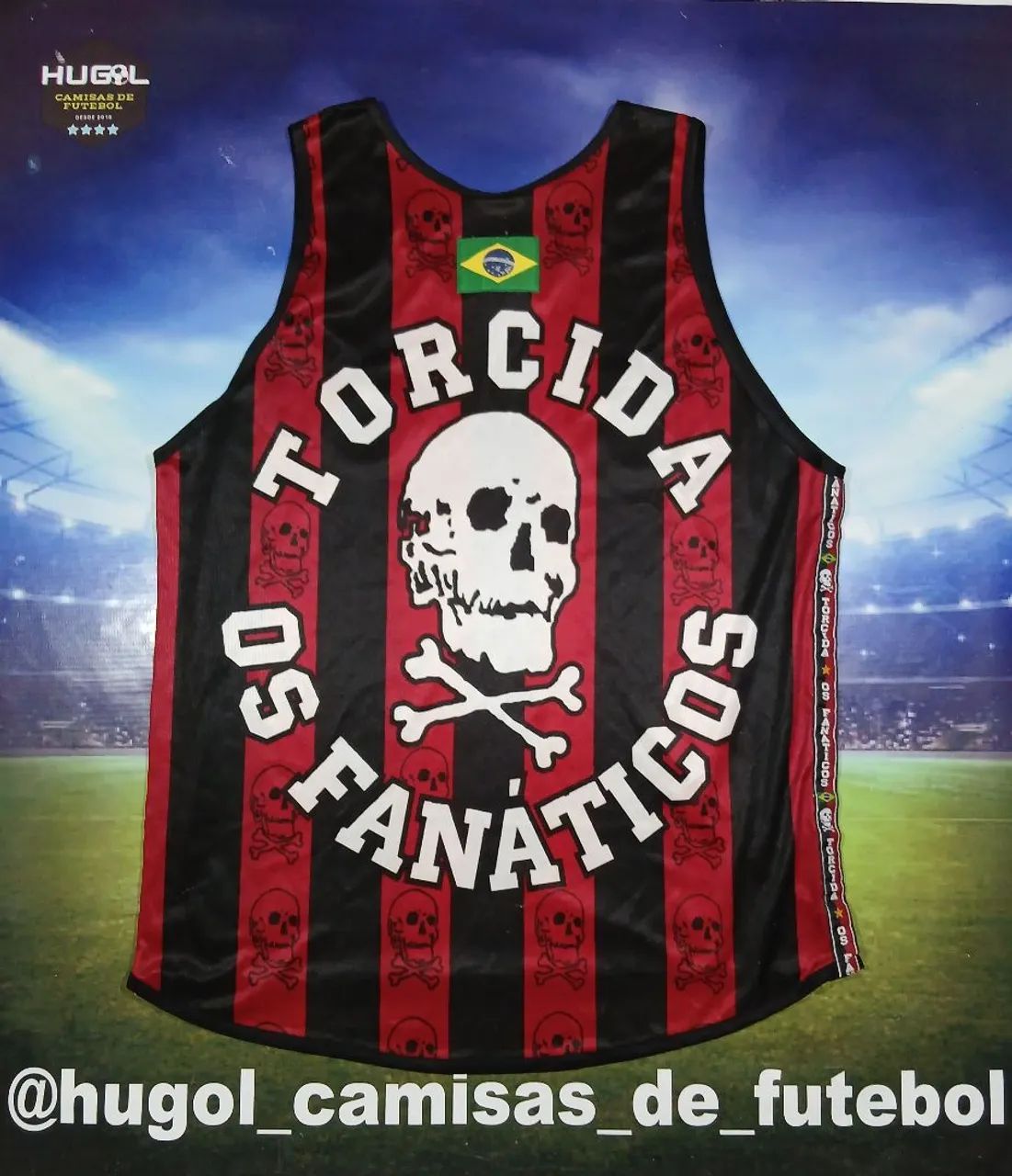 Regata da Torcida Os Fanáticos Tamanho GG  - Foto 3