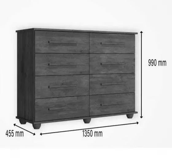 Cômoda com 8 Gavetas 1,35m - Solicite Catálogo  - Foto 2