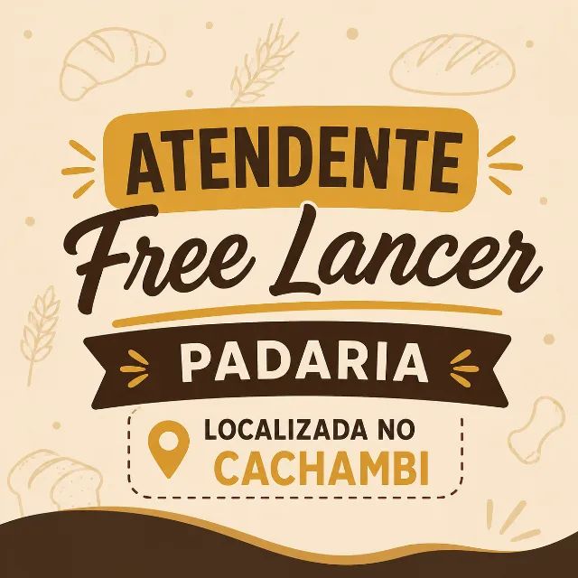 ATENDENTE FREELANCER PADARIA