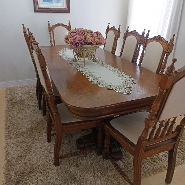 Mesa jantar com 8 cadeiras  - Foto 2
