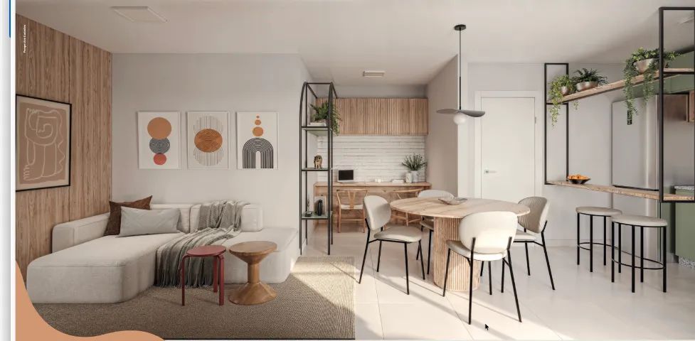 Apartamento 2 Quartos c/ Suíte e Varanda | 9º Andar | 54,89m² - Foto 2