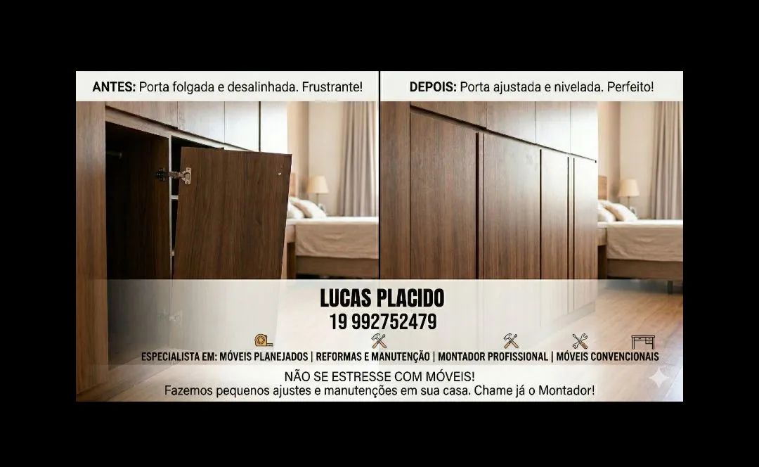 Montagem. Ajustes. Desmontagem. Reformas simples. 