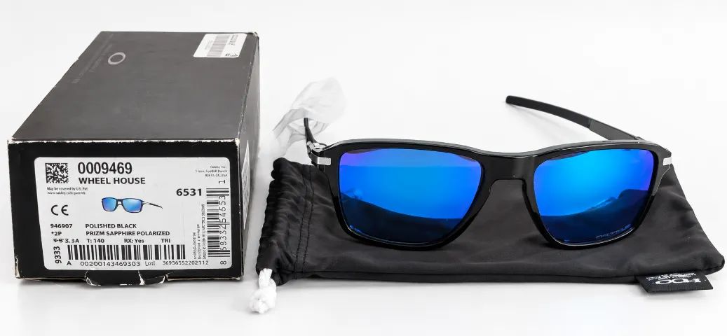 Óculos Oakley Wheel House Prizm Sapphire Polarized OO * - Foto 4
