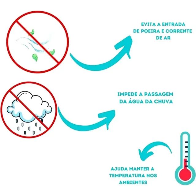 Vedante Porta 80cm Kit com 2 Peças Rodinho Veda Porta em Alumínio Reforçado - Foto 6