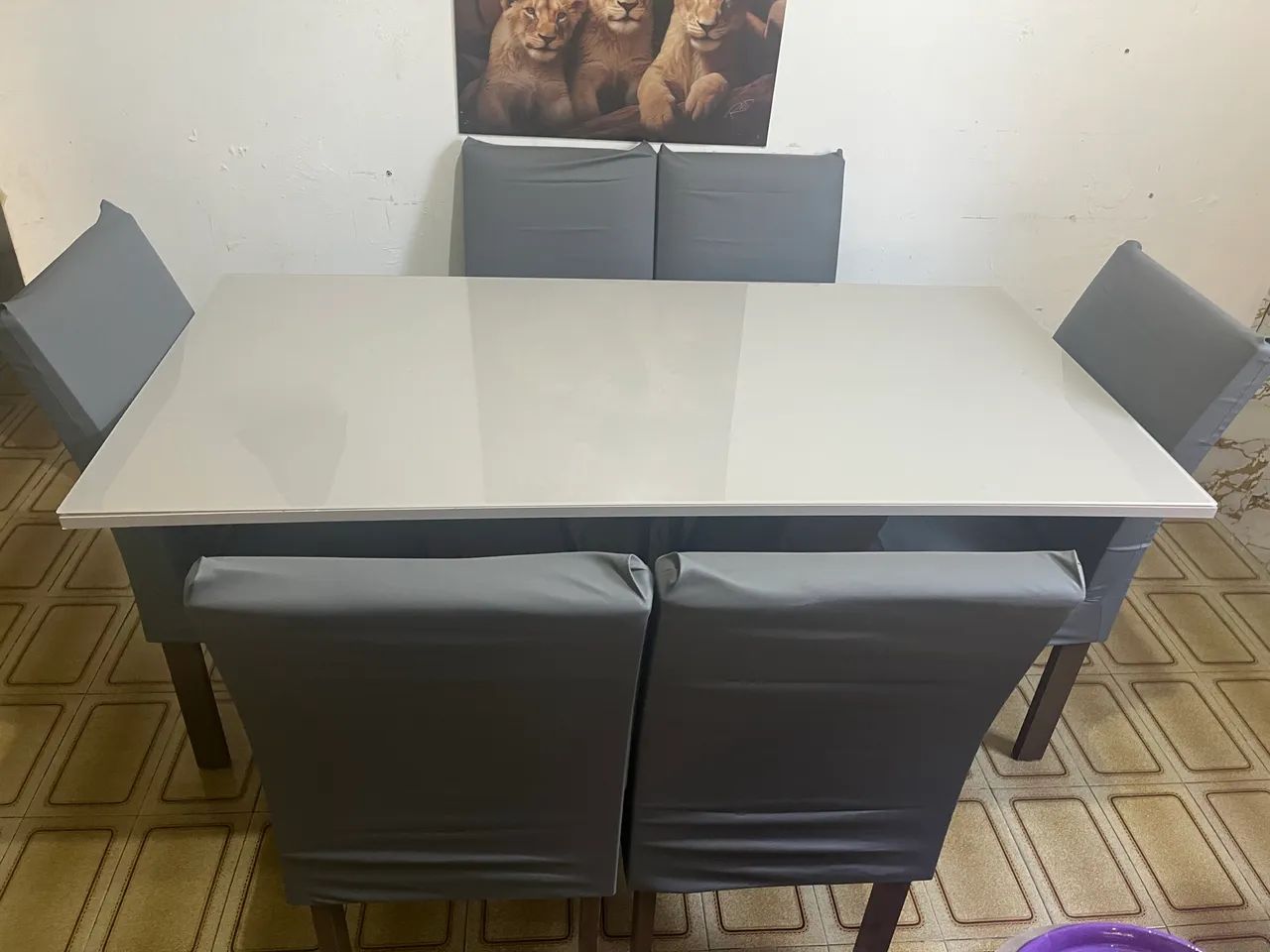 Vende-se Mesa de 6 cadeiras - Foto 5