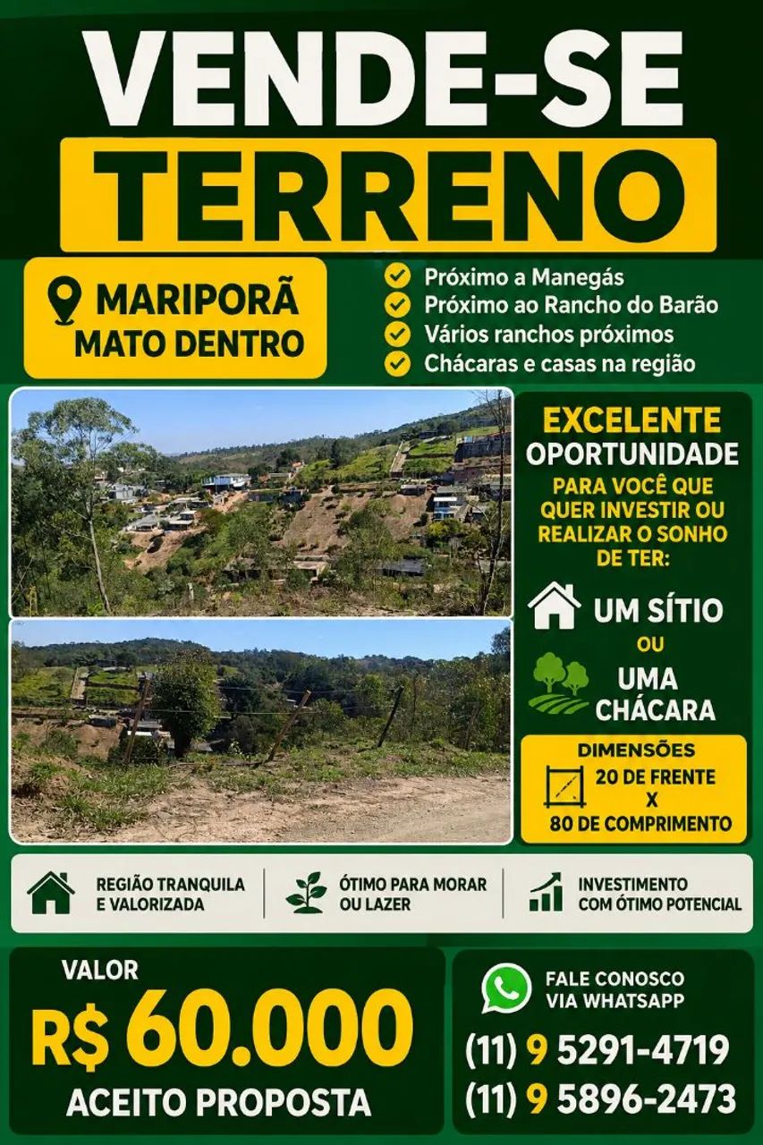 Terreno a venda 