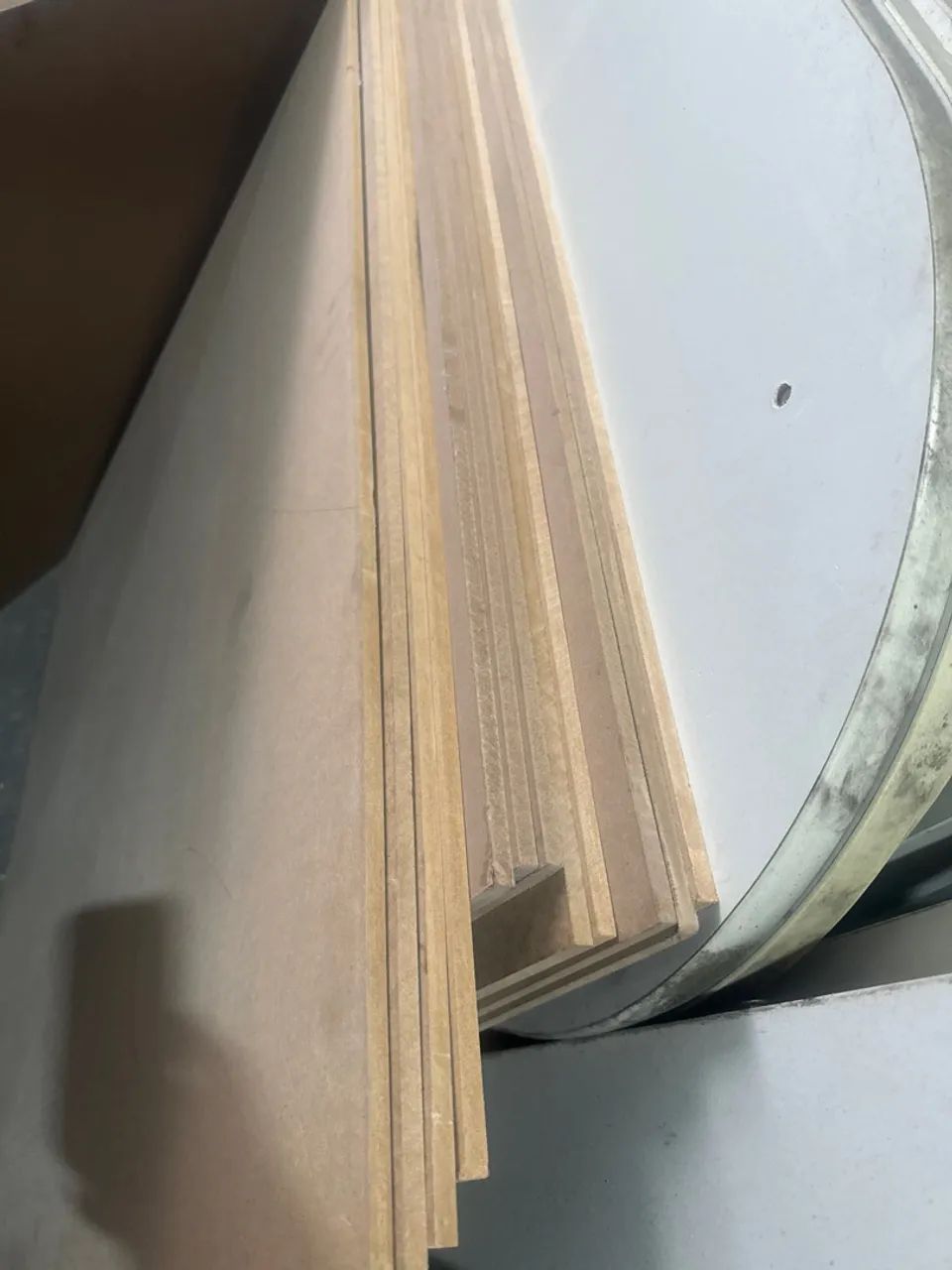 Placa de MDF 1,00 por 1,00 nova  - Foto 3